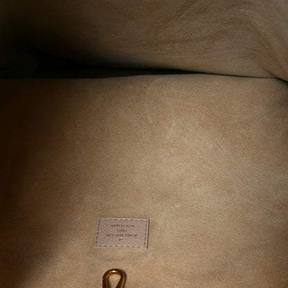 Louis Vuitton Grained Calfskin Low Key Hobo MM Limestone 11 of 19
