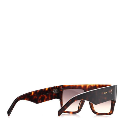 Celine Acetate Rectangular Sunglasses CL400921 Dark Havana 4 of 7