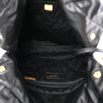 Chanel Calfskin Quilted Small Chanel 22 Black 5 of 11