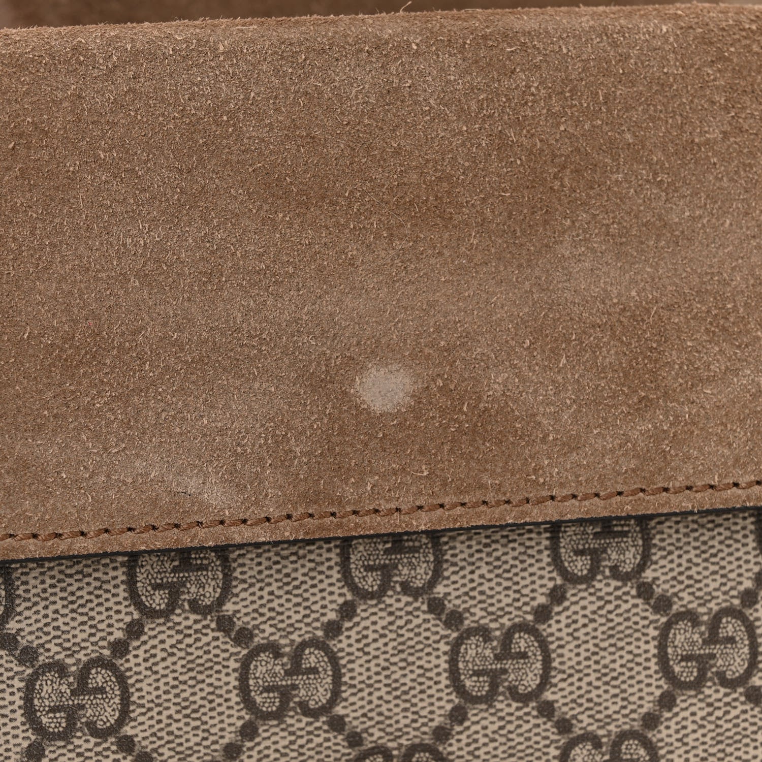 Gucci GG Supreme Monogram Mini Dionysus Shoulder Bag Taupe 12 of 12