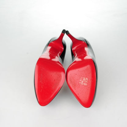 Christian Louboutin Patent Rolando 120 Pumps 38 Black 5 of 8