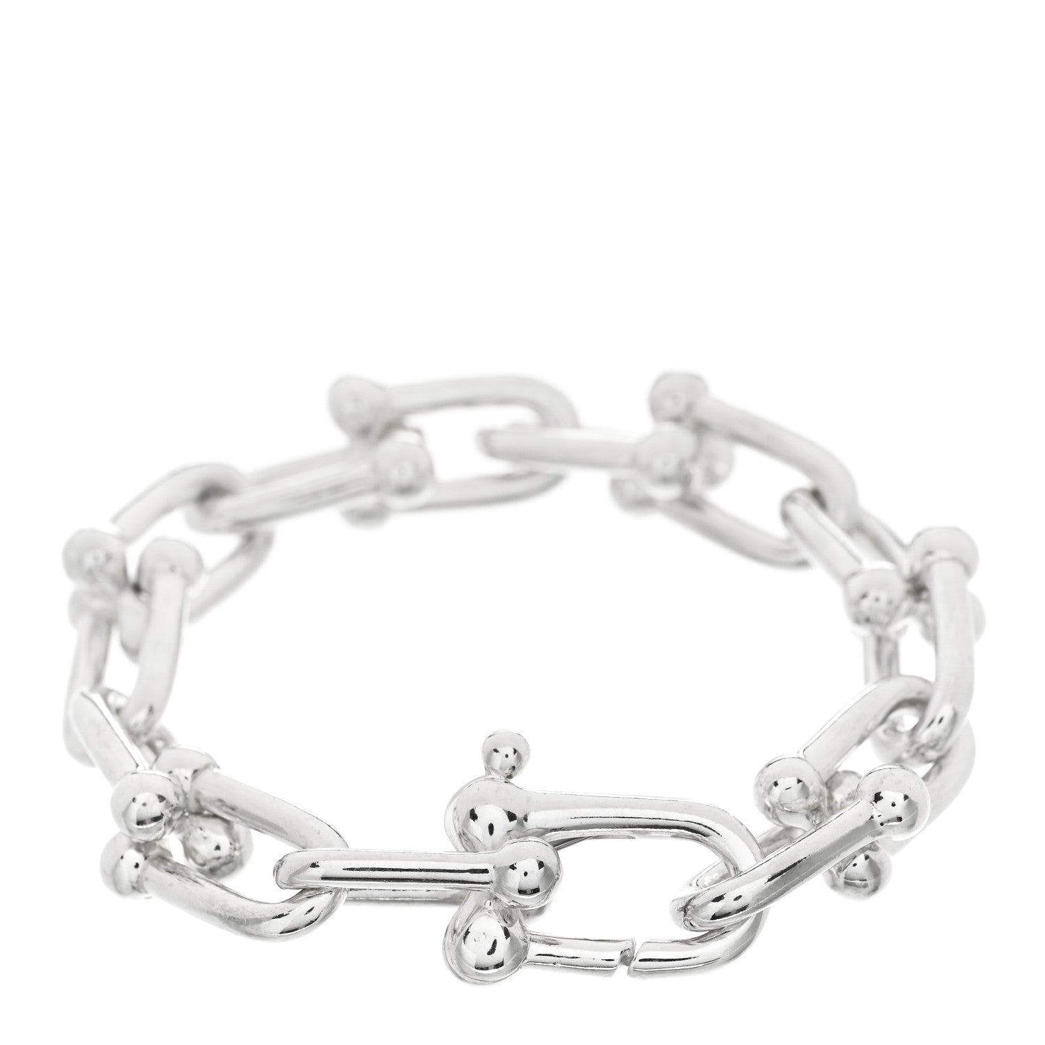 Tiffany Sterling Silver Large HardWear Link Bracelet 2 of 3