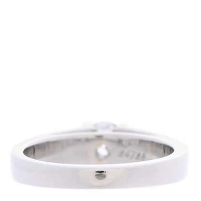 Bulgari Platinum Diamond .42ct Griffe Solitaire Engagement Ring 48 4.5 3 of 7