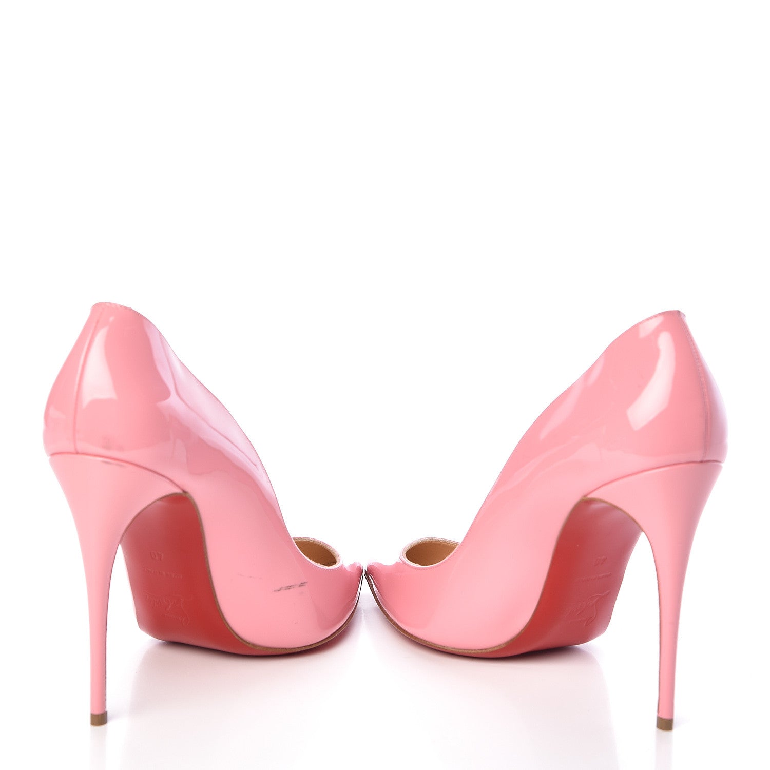 Christian Louboutin Patent Pigalle Follies 100 Pumps 40 Pink 5 of 11