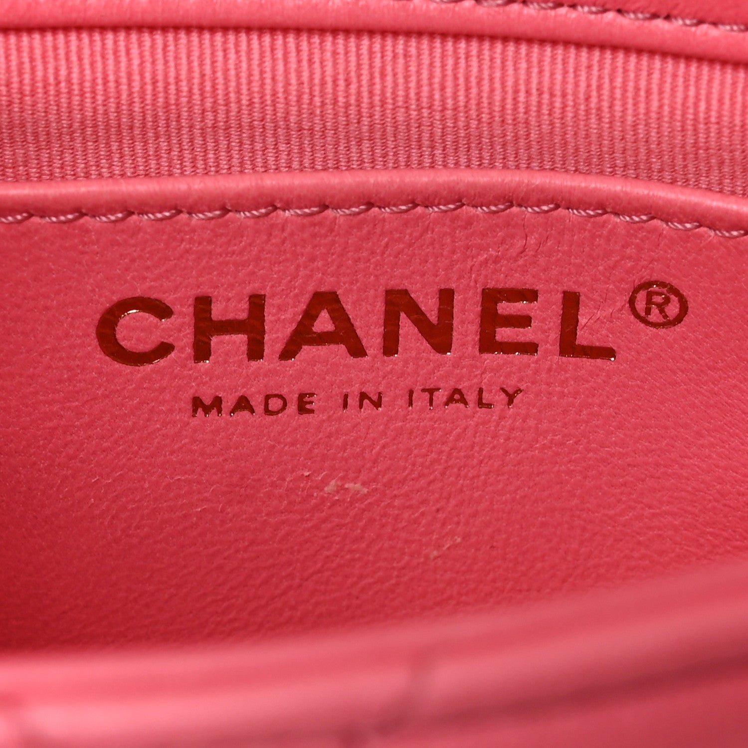Chanel Lambskin Quilted Mini Funky Town Flap Pink 5 of 10