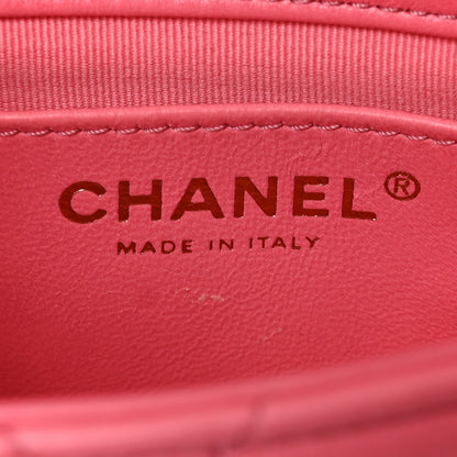 Chanel Lambskin Quilted Mini Funky Town Flap Pink 5 of 10