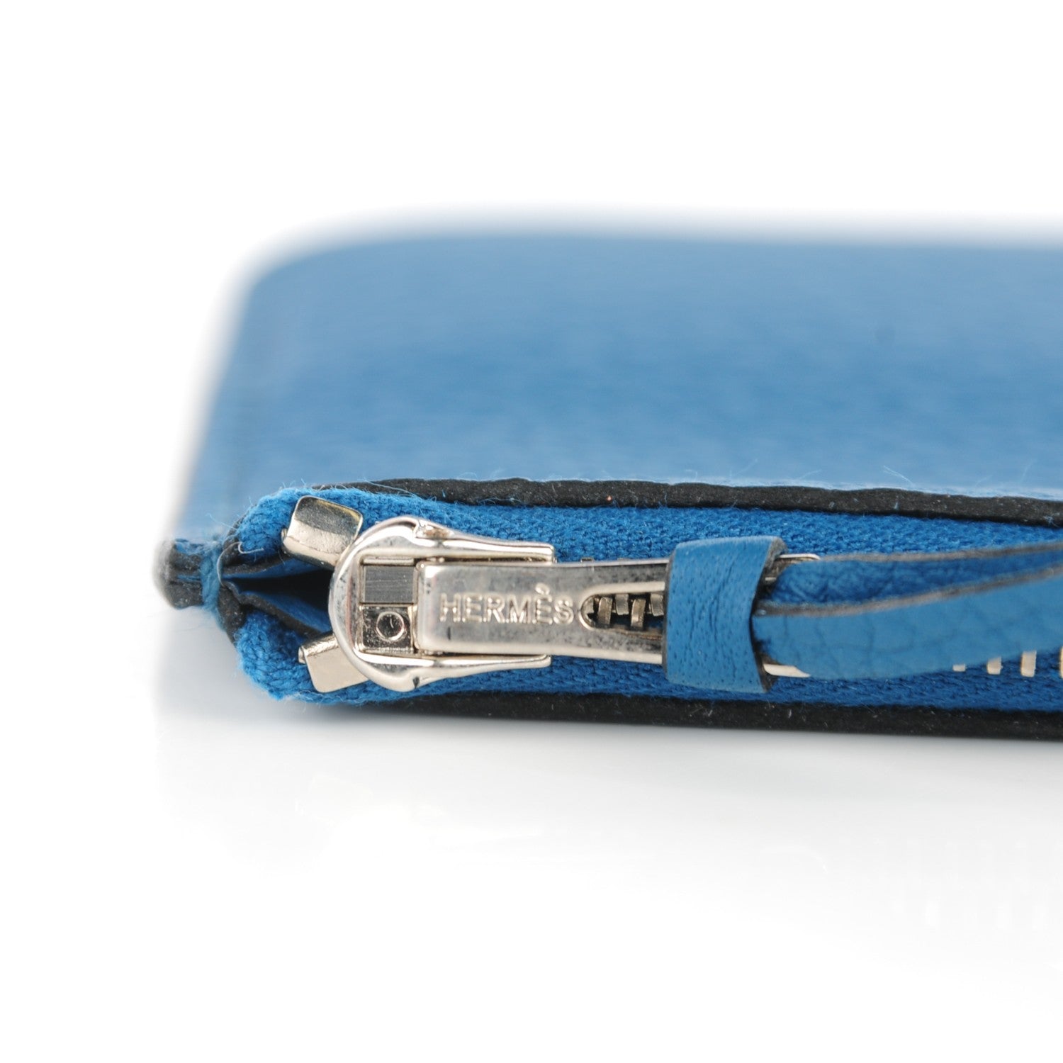 Hermes Togo Dogon Duo Wallet Bleu de Galice 9 of 9