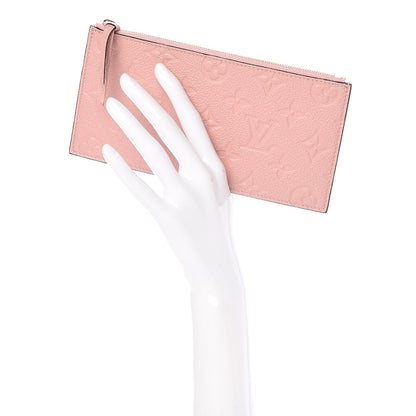 Louis Vuitton Empreinte Felicie Chain Wallet Zippered Insert Rose Poudre 2 of 6