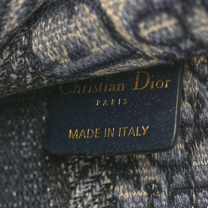 Christian Dior Oblique Mini Book Tote Blue Multicolor 6 of 10