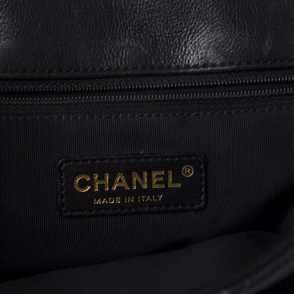 Chanel Calfskin Quilted Medium Chain Me Flap Black 9 of 11