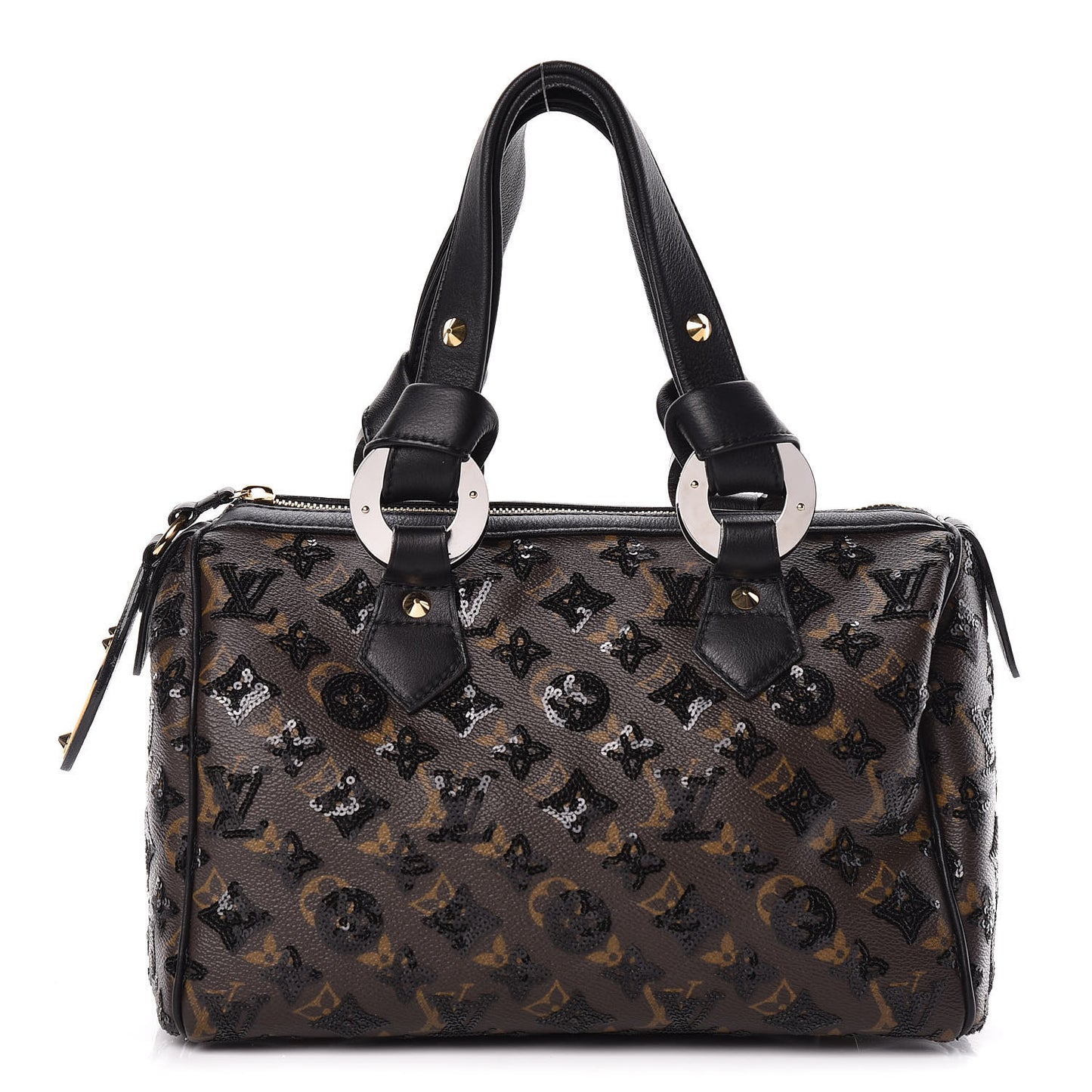 Monogram Sequins Eclipse Speedy 28 Black