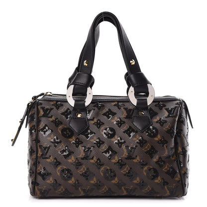 Louis Vuitton Monogram Sequins Eclipse Speedy 28 Black 1 of 11