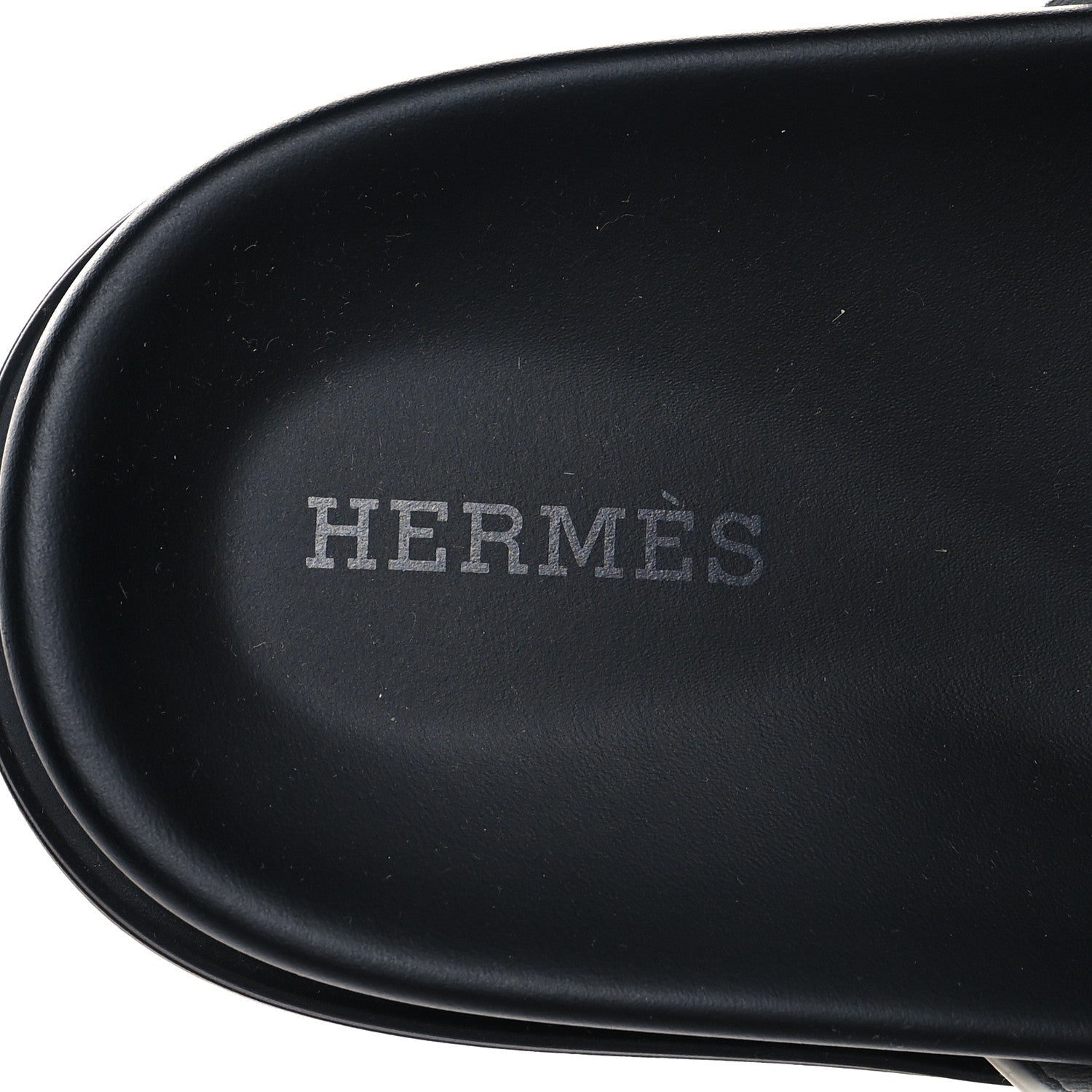 Hermes Calfskin Womens Chypre Sandals 38 White 8 of 8