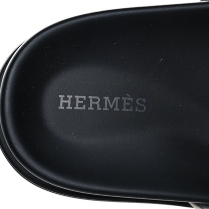 Hermes Calfskin Womens Chypre Sandals 38 White 8 of 8