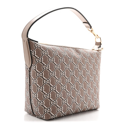 Gucci GG Shadow Monogram Super Mini Ophidia Shoulder Bag Taupe 3 of 10