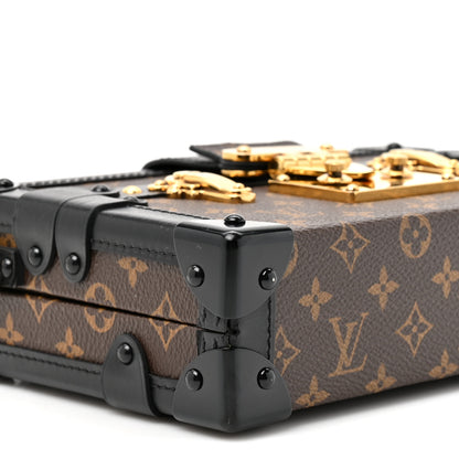 Louis Vuitton Monogram Petite Malle Black 10 of 11