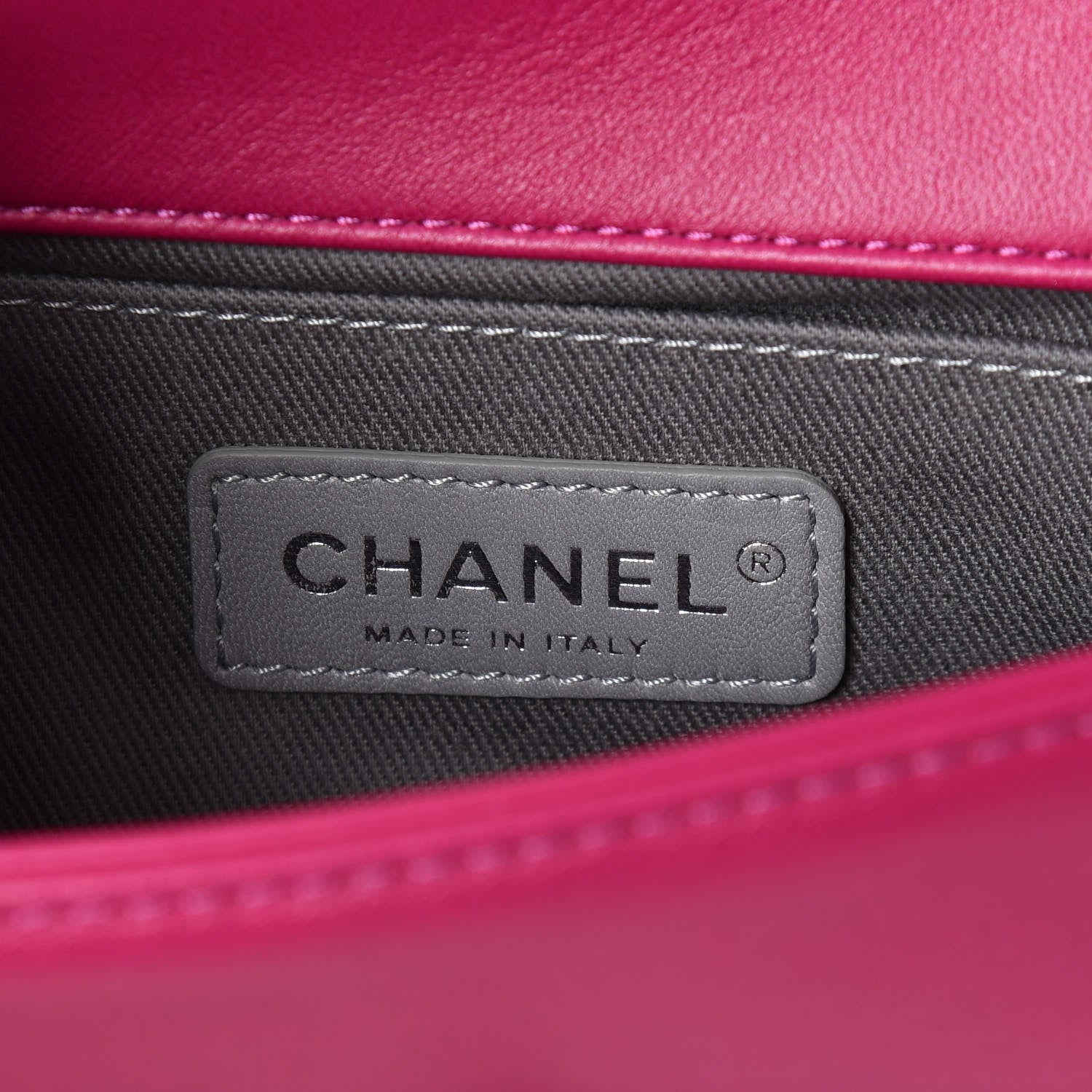 Chanel Velvet Quilted Small Boy Flap Fuchsia 6 of 10