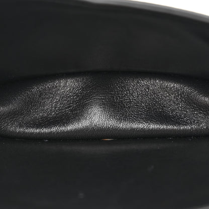 Prada Nappa Triangle Quilted Metal Shoulder Bag Black 5 of 9