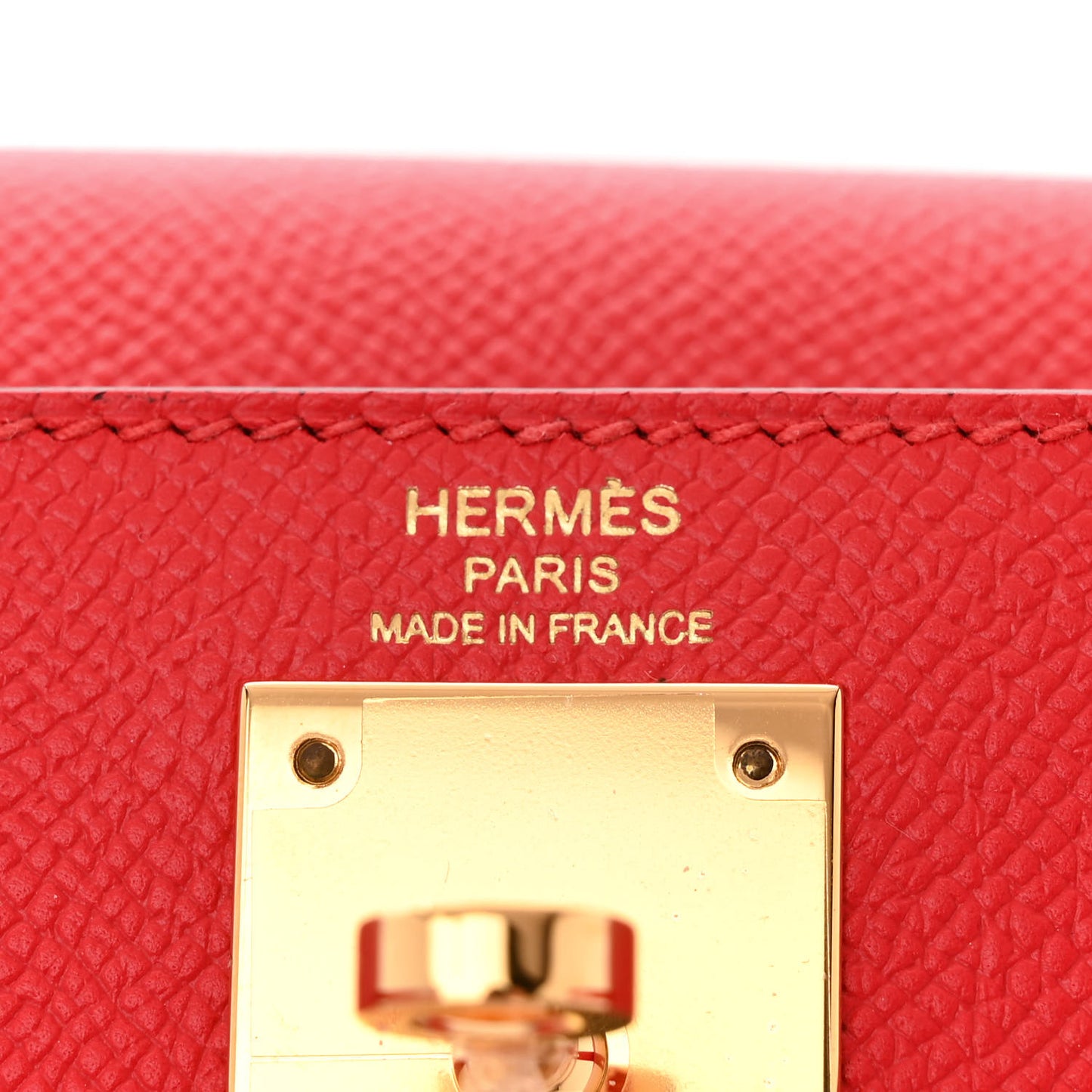 Epsom Kelly Sellier 28 Rouge Tomate