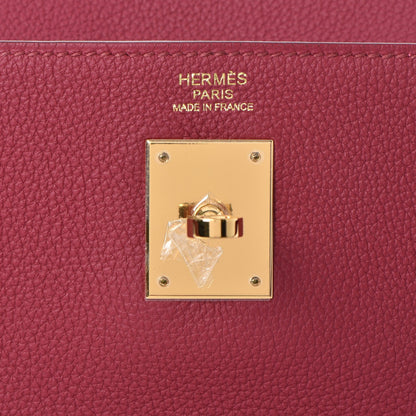 Hermes Togo Kelly Retourne 32 Rubis 7 of 8