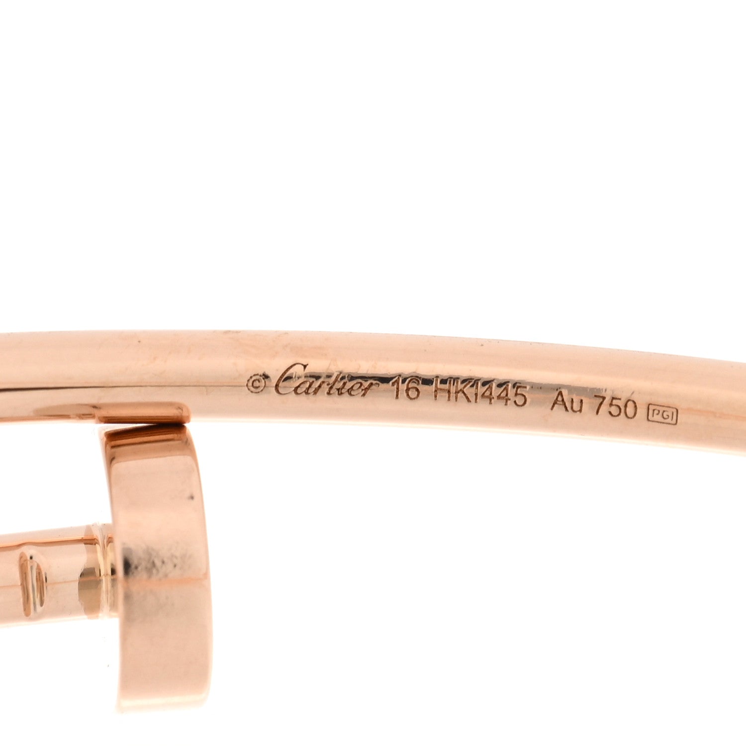Cartier 18K Pink Gold Small Juste Un Clou Bracelet 15 3 of 4