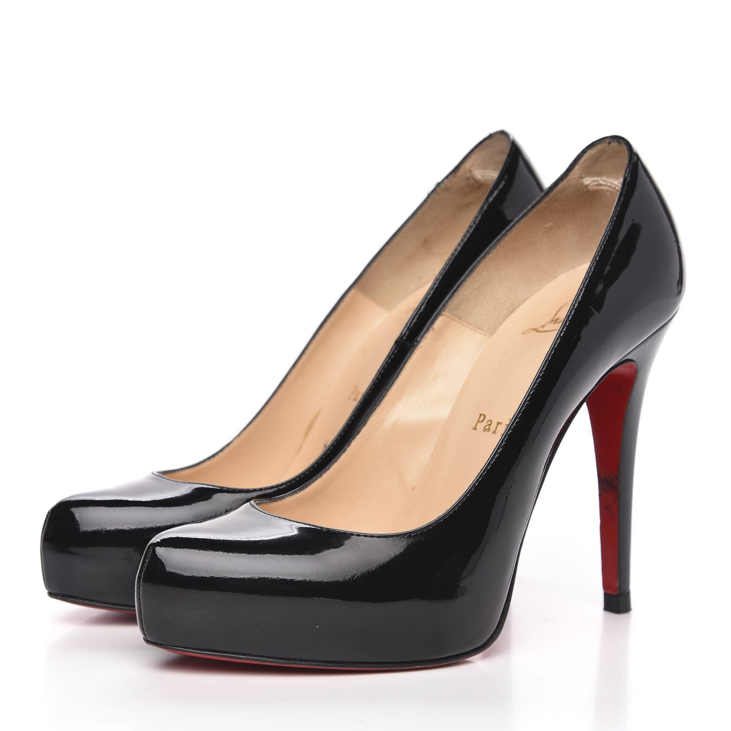 Christian Louboutin Patent Rolando 120 Pumps 36 Black 3 of 12