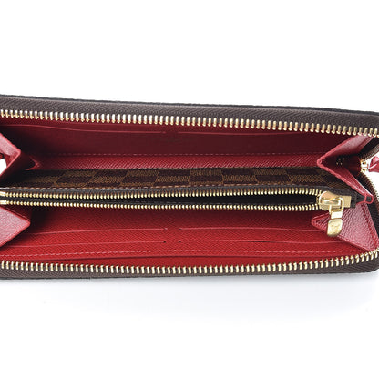 Louis Vuitton Damier Ebene Clemence Wallet Cherry 5 of 10