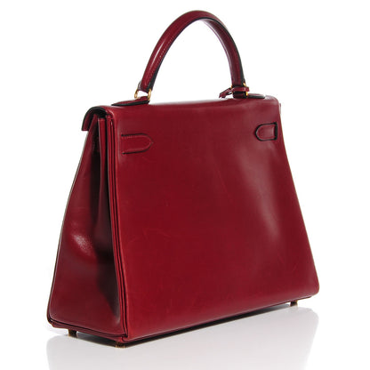 Hermes Box Kelly Retourne 32 Rouge H 3 of 28