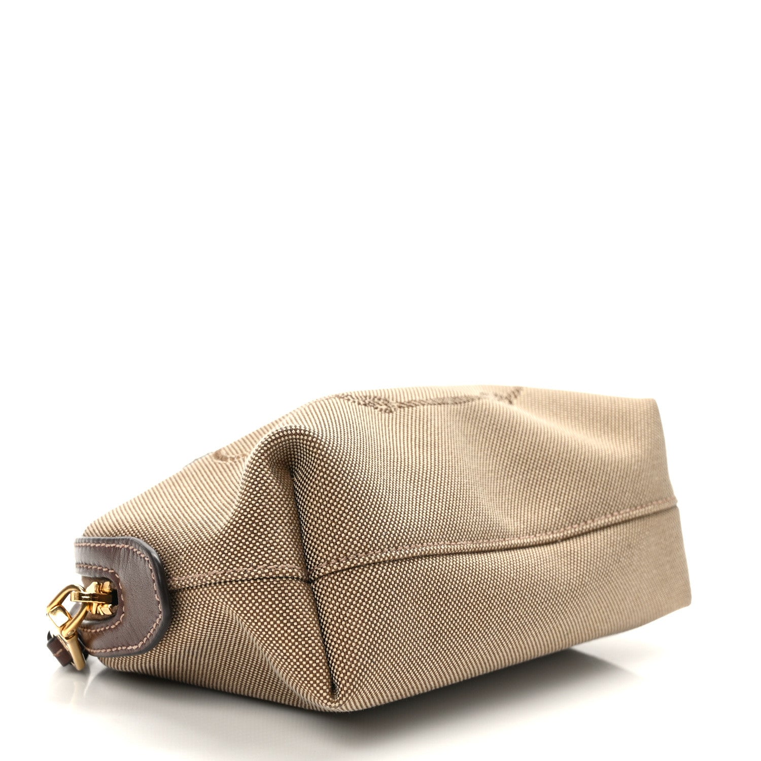 Prada Jacquard Logo Cosmetic Pouch Corda Bruciato 4 of 8