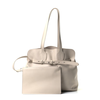 Burberry Soft Calfskin Medium Belt Bag Limestone 1 of 5