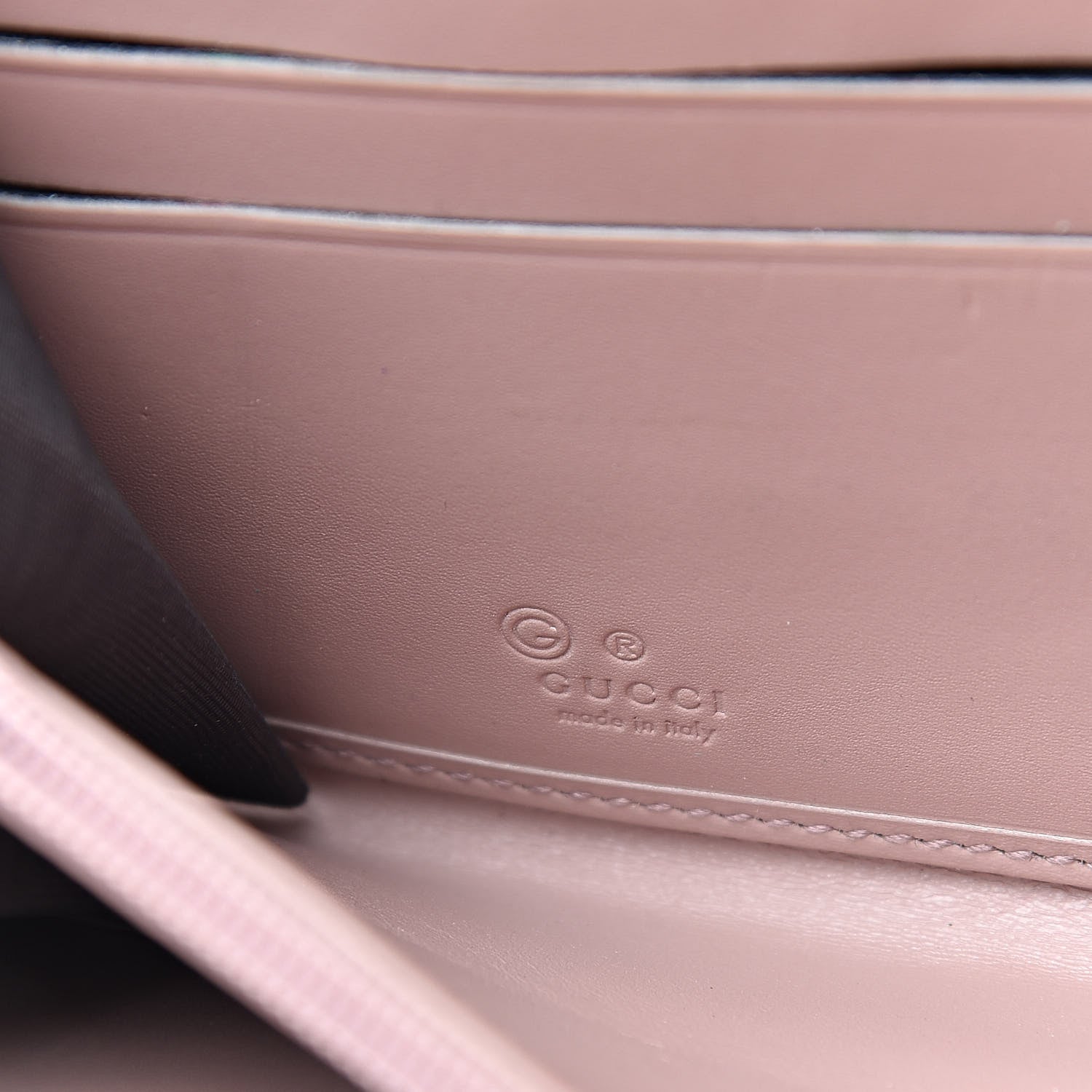 Gucci Guccissima Zip Around Wallet Pink 6 of 13
