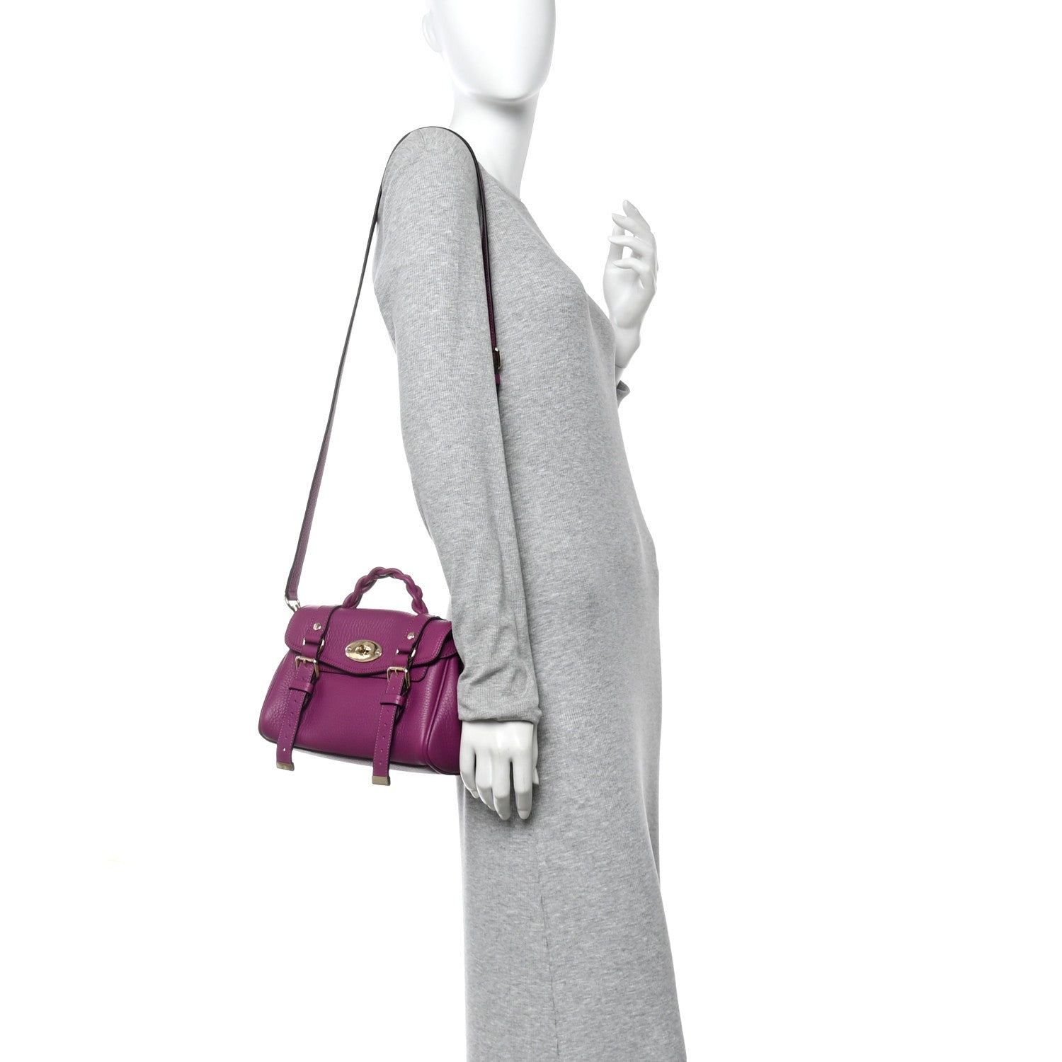Mulberry Heavy Grain Mini Alexa  Orchid Bloom 2 of 10