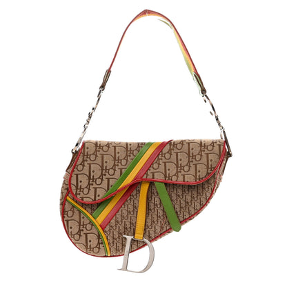 Christian Dior Monogram Rasta Saddle Bag Beige 1 of 10