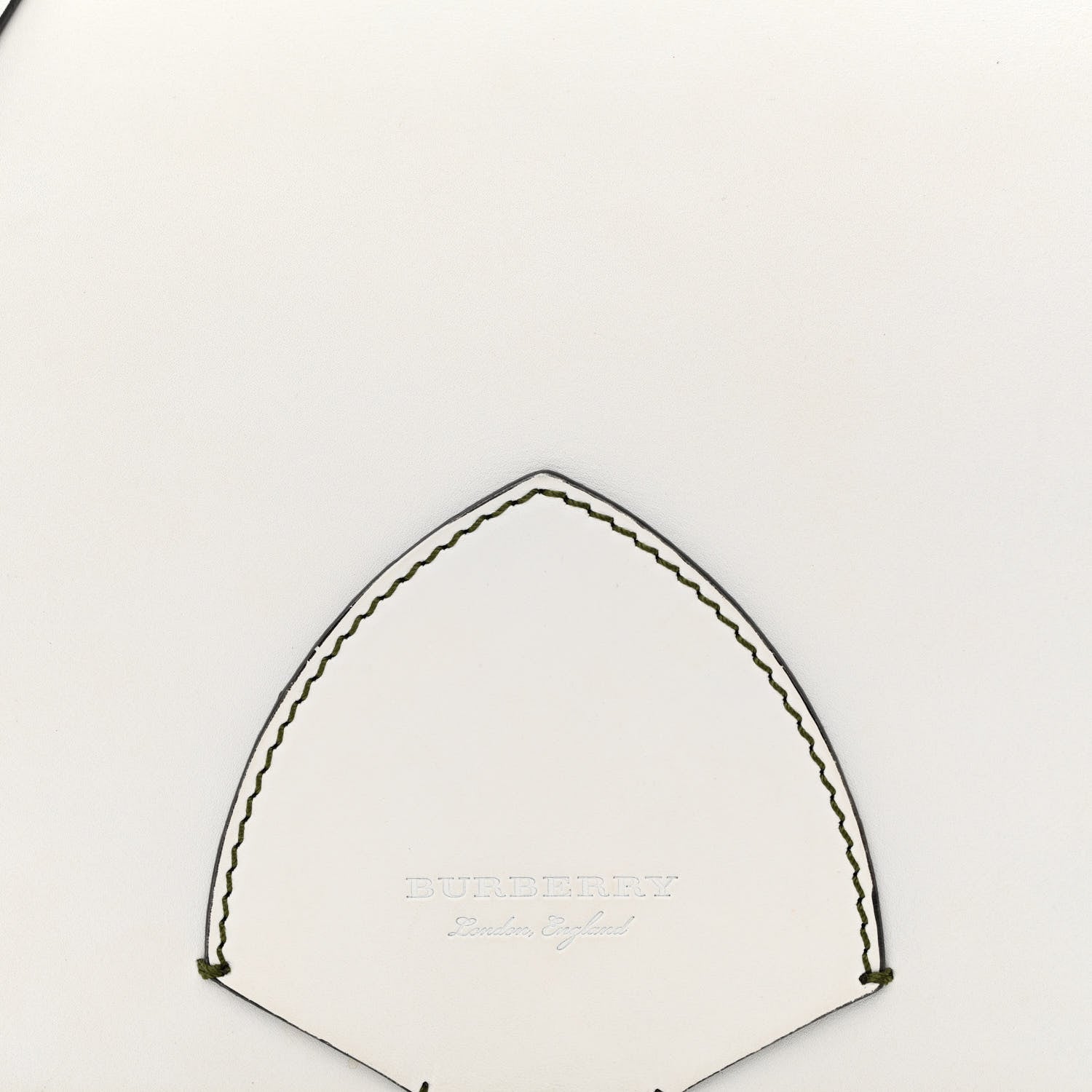 Burberry Calfskin Large Square Satchel Chalk White 11 of 15