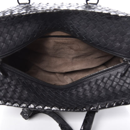 Bottega Veneta Nappa Intrecciato Ayers Brick Tote Black 5 of 9