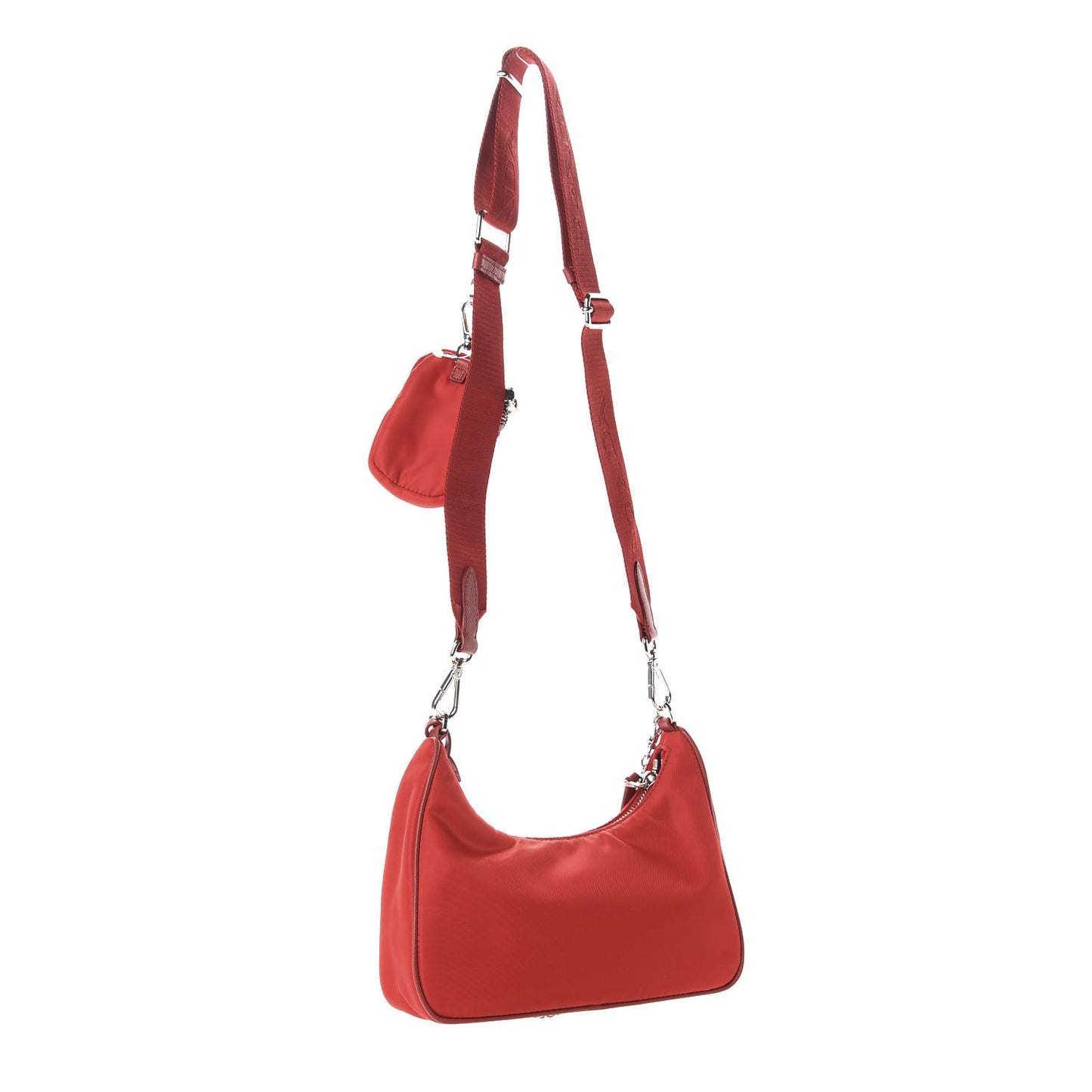 Nylon Re-Edition 2005 Shoulder Bag Rosso