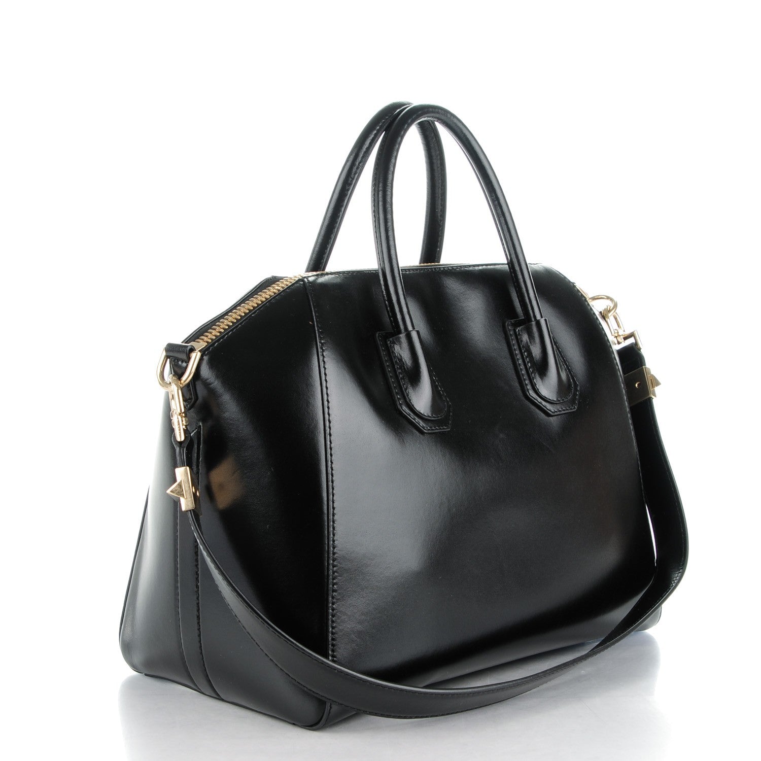 Givenchy Shiny Lord Calfskin Medium Antigona Black 3 of 7