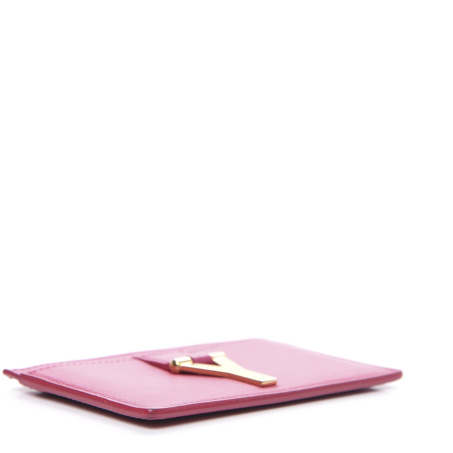 Calfskin Classic Y Wallet Fuchsia