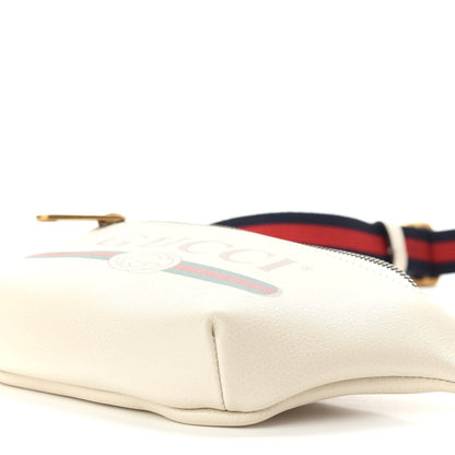Gucci Grained Calfskin Small Logo Belt Bag White 8 of 8