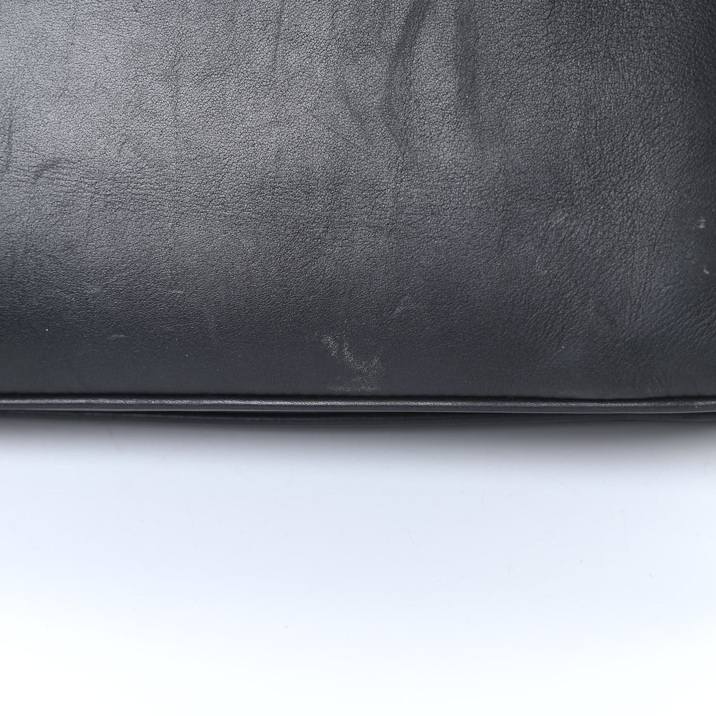 Soft Calf Chain Shoulder Bag Black
