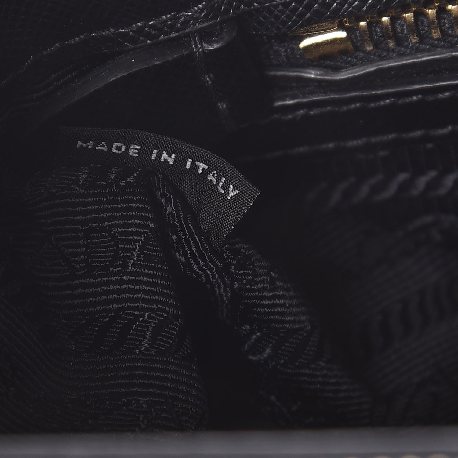 Prada Saffiano Lux Mini Double Zip Tote Black 9 of 9