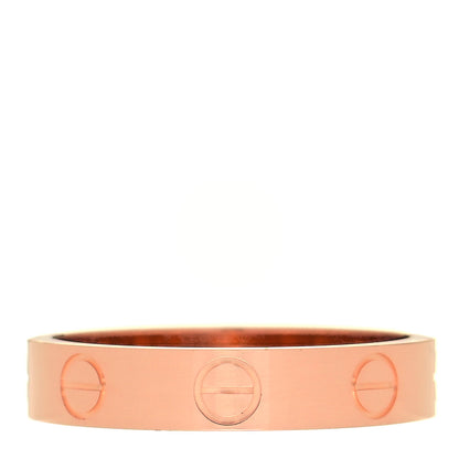 Cartier 18K Pink Gold 3.5mm LOVE Wedding Band Ring 50 5.25 3 of 5