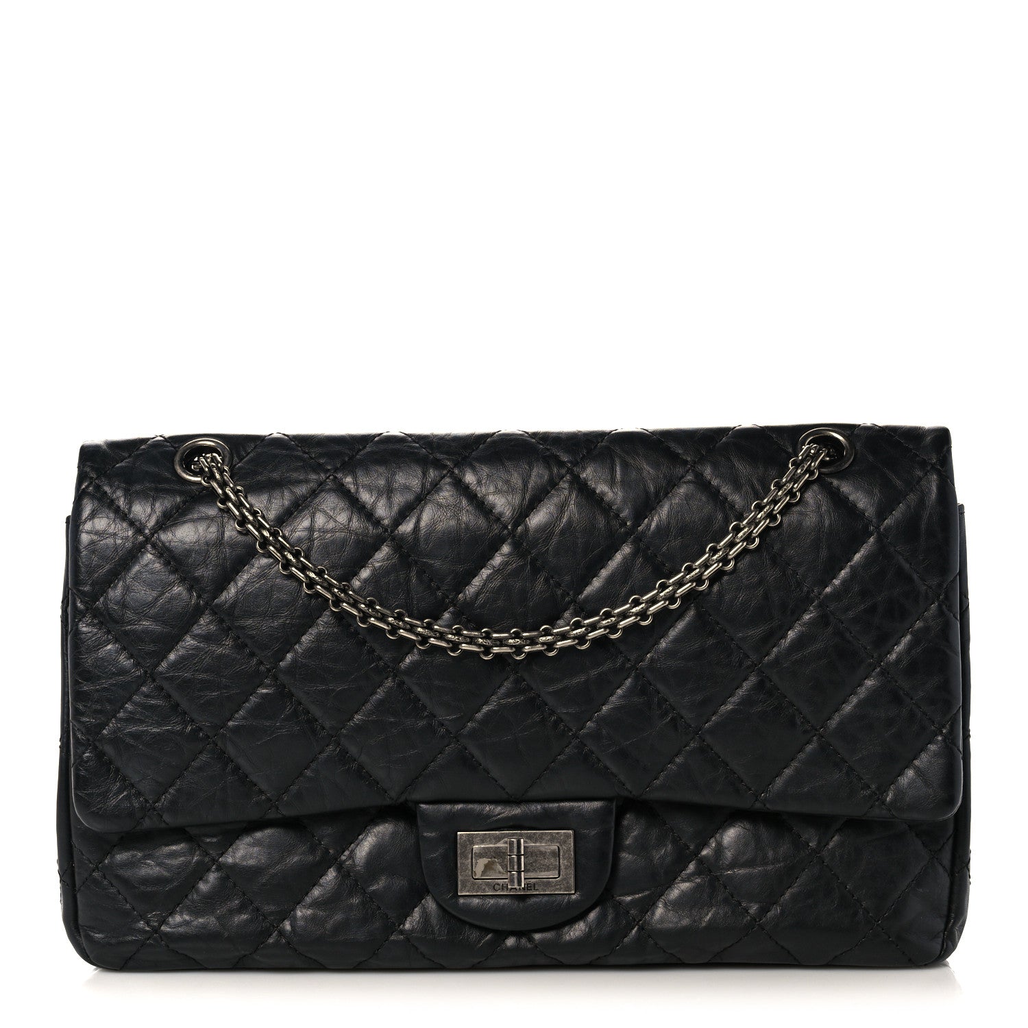 Chanel Aged Calfskin Quilted 2.55 Reissue 227 Flap Black 1 of 18