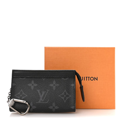 Louis Vuitton Monogram Eclipse Key Pouch Voyage 8 of 8