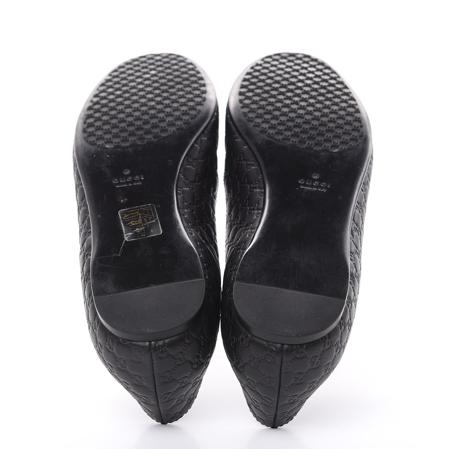 Gucci Microguccissima Flats 38.5 Black 5 of 11