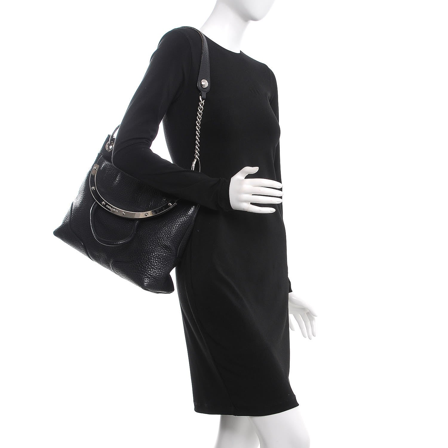 Dolce & Gabbana Calfskin Miss Camp Shoulder Bag Black 3 of 8