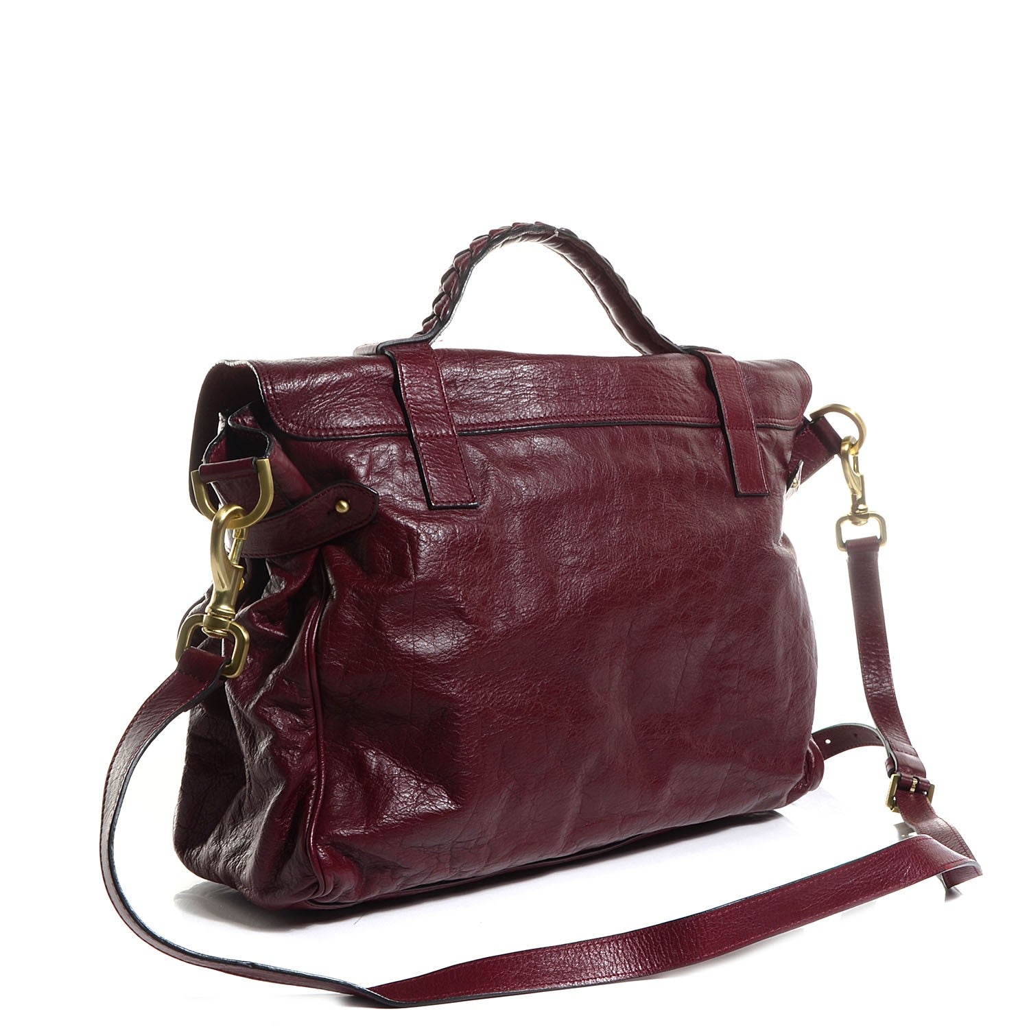 Mulberry Soft Buffalo Leather Oversized Alexa Conker 3 of 12