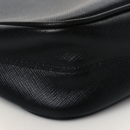 Prada Saffiano Lux Re-Edition 2005 Shoulder Bag Black 8 of 9