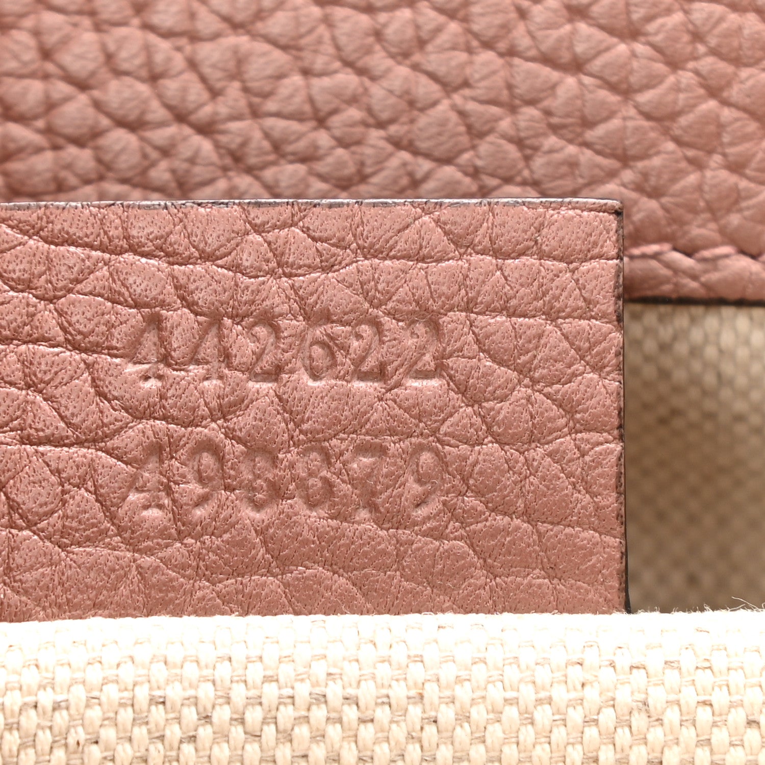 Gucci Calfskin Mini GG Marmont Top Handle Bag Rosy Phard 7 of 10