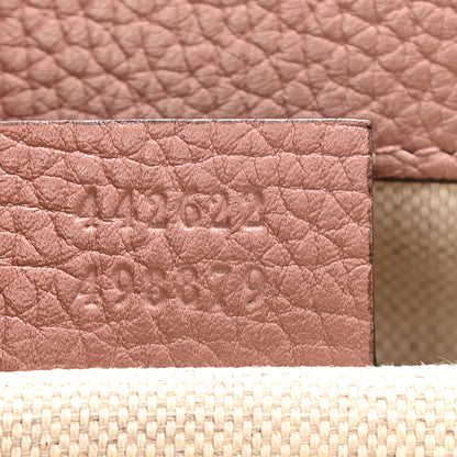 Gucci Calfskin Mini GG Marmont Top Handle Bag Rosy Phard 7 of 10